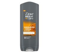 Dove Men+Care Sandalwood&Vanilla gel doccia 3 in 1 per uomo 400 ml