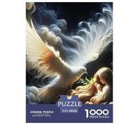 Dove Girl Puzzle 1000 Pezzi Per Adulti, Giochi Educativi, Antistress, Fomenta Collaborazione Per Famiglia, Regali 38x26cm/1000pcs