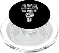 Dove giustamente diventa ingiustizia, la resistenza diventa un dovere PopSockets PopGrip per MagSafe