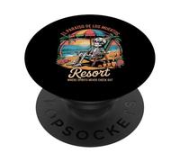 Dove gli spiriti si raffreddano per sempre - Scheletro Día de los Muertos PopSockets PopGrip Adesivo