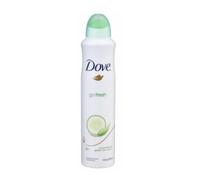 Dove deodorante Spray 250 ml- [confezione da 3] Go Fresh con cetriolo e te verde