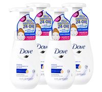 Dove Idratante Mousse Detergente Viso per Pelli Secche - 4 Flaconi da 160 ml