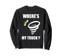 Dov'è Il Mio Camion? Divertente Storm Chaser Tornado Lover Meteo Felpa