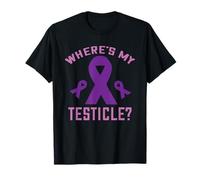 Dov'è Il Mio testicolo? Nastro per la consapevolezza del Cancro ai testicoli Maglietta
