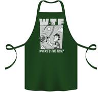 Dov'è Il Pesce WTF Divertente Per La Pesca Cotone Grembiule 100% Biologico