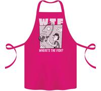 Dov'è Il Pesce WTF Divertente Per La Pesca Cotone Grembiule 100% Biologico