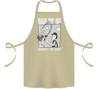 Dov'è Il Pesce WTF Divertente Per La Pesca Cotone Grembiule 100% Biologico