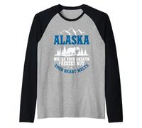 Dove il tuo respiro si congela ma il tuo cuore si scioglie in Alaska Maglia con Maniche Raglan