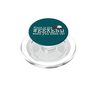 Dov'è il weekend? Tapiro Kawaii addormentato PopSockets PopGrip per MagSafe