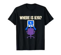 Dov'è Ilya? AI Research Insider Humor Maglietta