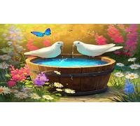 dove Jigsaw Puzzle impossibili 1000 Pezzi Decorazione per la casa. Giochi di Rilassamento e Intelletto per Adulti e Bambini da 12 Anni 38x52cm/1000pcs