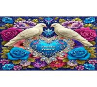 dove Jigsaw Puzzle impossibili 1000 Pezzi Decorazione per la casa. Rilassamento e Intelletto per Adulti e Bambini da 12 Anni 38x26cm/1000pcs