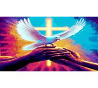 dove Jigsaw Puzzle Impossible 1000 Pezzi Decorazione per la casa. Giochi di Rilassamento e Intelletto per Adulti e Bambini da 12 Anni 38x52cm/1000pcs