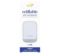 Dove Kit Iniziale Deodorante Stick Ricaricabile Original, 35ml, 1 pezzo | Deodorante con Custodia in Alluminio e Refill Original, 72h Protezione Sudore e Odori, Dermatologicamente Testato