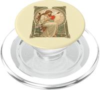 Dove l"amore fa male il romanticismo vintage Art Nouveau PopSockets PopGrip per MagSafe