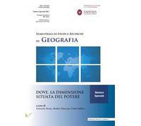 Dove. La dimensione situata del potere. Semestrale di Studi e Ricerche di Geografia