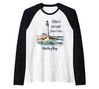 Dove la luce non svanisce mai Whitley Bay Maglia con Maniche Raglan
