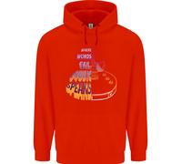 Dove Le Parole Falliscono La Musica Parla Chitarra Rock Uomo Felpa