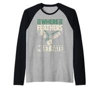 Dove Le Piume incontrano la falconeria del Destino Maglia con Maniche Raglan