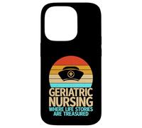 Dove le storie di vita sono tesoro infermiera geriatrica Custodia per iPhone 14 Pro