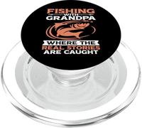 Dove le vere storie vengono catturate pescando nonno PopSockets PopGrip per MagSafe