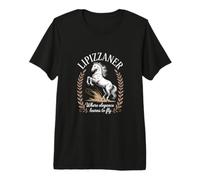 Dove l'Eleganza Impara a Volare Cavallo Lipizzano Maglietta Premium