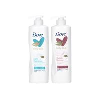 Dove Love Body Lotion Duo Set 400 ml Light Hydration + Supple Bounce Nutri Duo