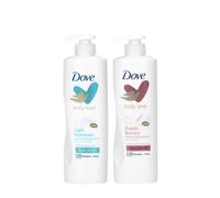 Dove Love Body Lotion Duo Set 400 ml Light Hydration + Supple Bounce Nutri Duo