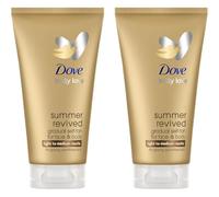 Dove Lozione Viso e Corpo Autoabbronzante Summer Revived, 2x 75ml