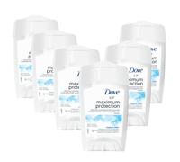 Dove Maximum Protection - Deodorante in crema Original Clean, antitraspirante, 6 x 45 ml
