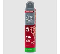 Dove Men+Care Advanced Extra Fresh, deodorante antitraspirante da uomo, spray per il corpo con ¼ di crema idratante e tecnologia a tripla azione per 72 ore di protezione da sudore e odori, 200 ml