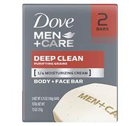 Dove Men+Care Body and Face Bar, Deep Clean 4 Oz, 2 Bar by Dove