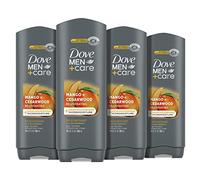 DOVE MEN + CARE Body Wash Rejuvenating Mango + Cedarwood 4 Count for Men with 24-Hour Nourishing Micromoisture Technology 18 oz