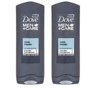 Dove MEN+CARE COOL FRESH doccia per corpo e viso 250 ml (Confezione da 2)
