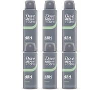 Dove Men+Care Fresh Deodorante Spray Anti-Traspirante 48H, Anti-Macchie, con Vitamina E e 1/4 di Crema Idratante, 150 ml (6)