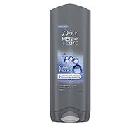 Dove Men+Care, gel doccia 3 in 1, Cool Fresh Bagno doccia per corpo, viso e capelli con effetto cura 24 ore, 250 ml, 6 pezzi