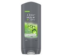 Dove Men+Care Gel doccia 3 in 1 Extra Fresh Bagno doccia per corpo, viso e capelli con 24 ore di cura effetto 400 ml, 6 pezzi