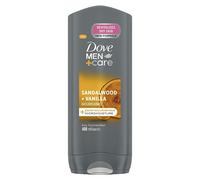 Dove Men+Care Sandalwood&Vanilla gel doccia 3 in 1 per uomo 400 ml