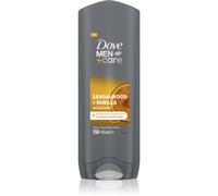 Dove Men+Care Sandalwood&Vanilla gel doccia per viso, corpo e capelli per uomo 250 ml