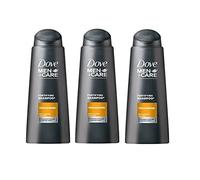 DOVE Men+Care - Shampoo per capelli sottili e sottili, confezione da 3 (3 x 250 ml)