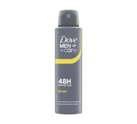 Dove Men+Care Sport Deodorant Spray 150 ml - 48H Sweat & Odor Protection, Alcohol-Free, Moisturizing Formula for Men PACK OF 3