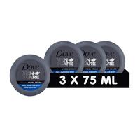 DOVE MEN + CARE Ultra Hydra Crema - Effetto Idratante per Viso, Mani, Corpo - Adatta a Tutti i Tipi di Pelle, 3 x 75 ml