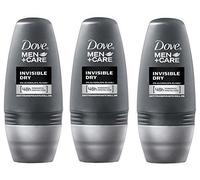 Dove Men Invisible Dry 48hr Anti-perspirant Deodorant Roll-on 50ml (1.7 Fluid Ounce). (Pack of 3) by Dove