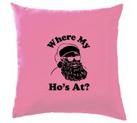 Dove My Ho's At - Cuscino - Divertente Babbo Natale Maleducato Slogan