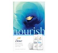 Dove Nourish Body Wash Collection Gift Set con un lusso doccia soffio cura della pelle regali per lei 2 pezzi