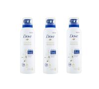 DOVE Nutrition Intense - Schiuma per doccia con olio di cotone, confezione da 3 x 200 ml, 600 ml