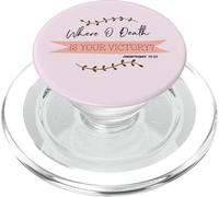 Dove O morte è la tua vittoria? Corinzi 15:55 Pasqua PopSockets PopGrip per MagSafe