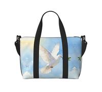 Dove Olive Branch - Borsone da viaggio leggero, da portare con sé, per uomini e donne, impermeabile, per palestra, fine settimana