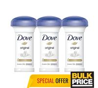 Dove Original 3-Pack Deodorante Antitraspirante Crema Stick Cura Idratante 50ml