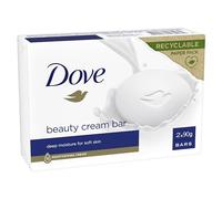 Dove Pastiglia detergente per uso quotidiano originale con 1/4 di crema idratante che lascia la pelle morbida, 2 x 90 g